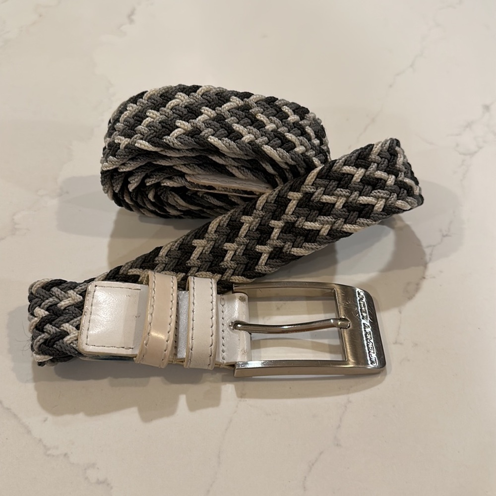 Men’s braided under armor belt